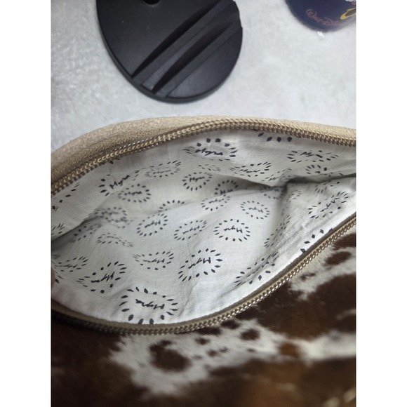 Myra Bag Cowhide Leather Crossbody Western Tooled Floral Boho Purse - Picture 10 of 16